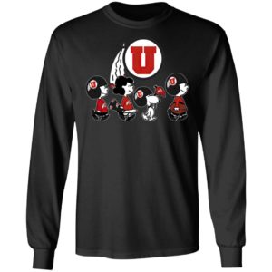 The Peanuts Snoopy And Friends Cheer For The Utah Utes NCAA Shirt