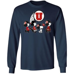 The Peanuts Snoopy And Friends Cheer For The Utah Utes NCAA Shirt