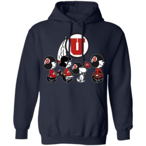 The Peanuts Snoopy And Friends Cheer For The Utah Utes NCAA Shirt