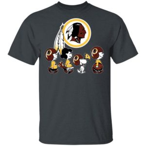 The Peanuts Snoopy And Friends Cheer For The Washington Redskins NFL Shirt