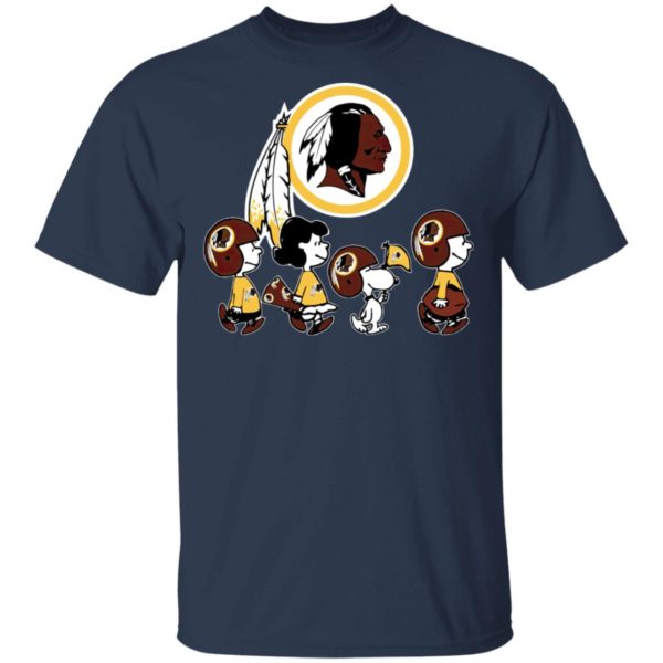 The Peanuts Snoopy And Friends Cheer For The Washington Redskins NFL Shirt