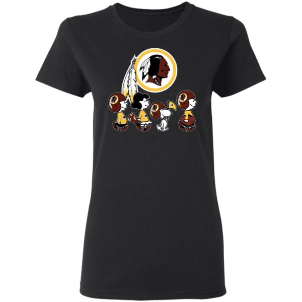 The Peanuts Snoopy And Friends Cheer For The Washington Redskins NFL Shirt