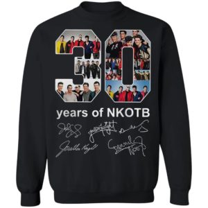 New Kids on the Block 30 years of NKOTB signature shirt