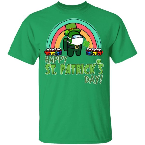 Among us rainbow Quarantine Happy St. Patrick’s day shirt