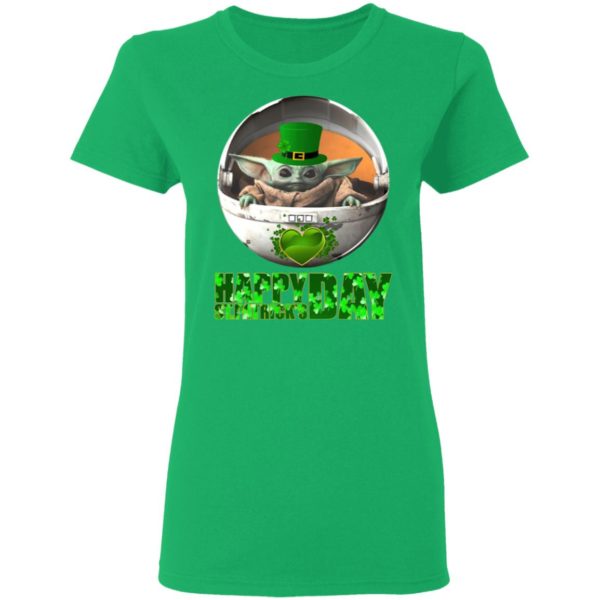 Baby Yoda St Patrick’s Day shirt