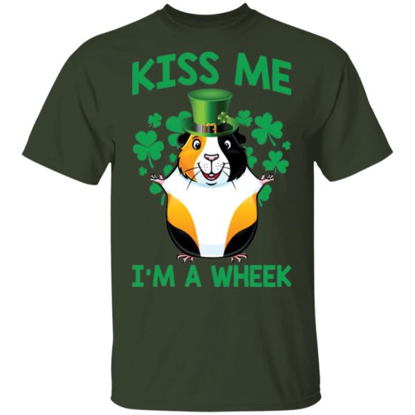 Guinea Pig Kiss Me I’M A Wheek St Patrick’S Day Shirt