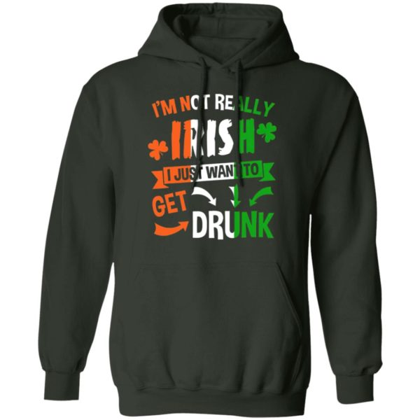 I’m Not Really Irish I Just Want To Get Drunk Patrick’s Day Shirt