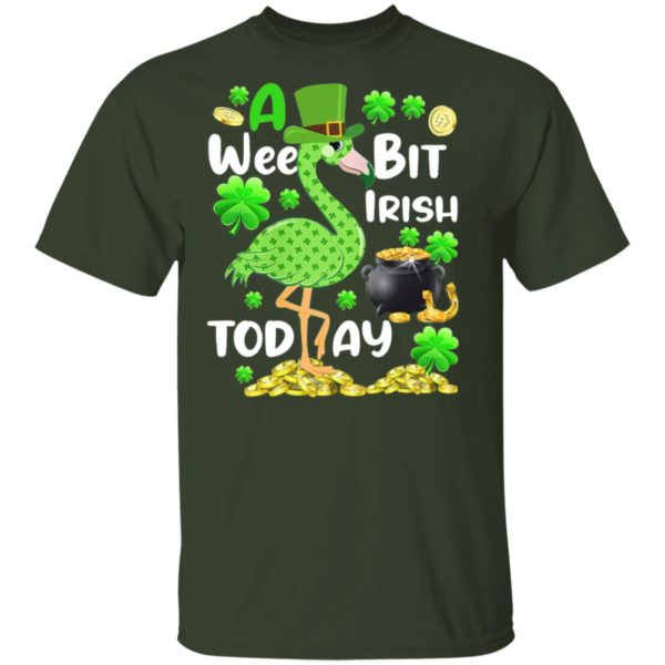 Flamingo A wee bit Irish today Happy St. Patrick’s day Shamrock Shirt