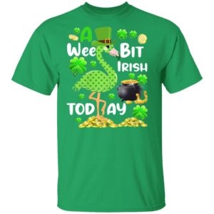 Flamingo A wee bit Irish today Happy St. Patrick’s day Shamrock Shirt