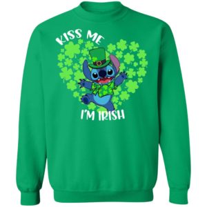 Stitch Shirt Happy St. Patrick’s day Kiss me I_m Irish shirt