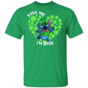 Stitch Shirt Happy St. Patrick’s day Kiss me I_m Irish shirt