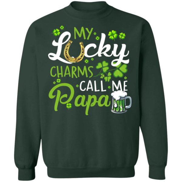 Lucky Charms Call Me Papa Mama Happy St. Patrick’s day shirt