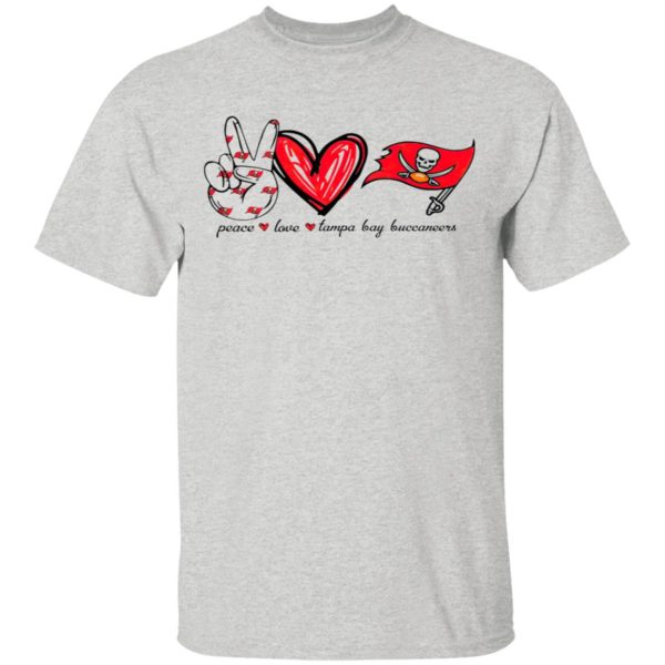 Peace Love Tampa Bay Buccaneers 2021 Shirt