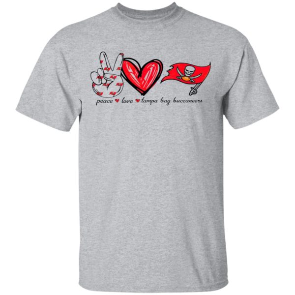 Peace Love Tampa Bay Buccaneers 2021 Shirt