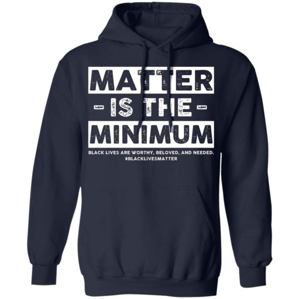 Matter Is The Minimum Black Lives Matter Shirt