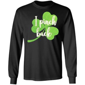 I Pinch Back Shamrock St Patricks Day Sweatshirt