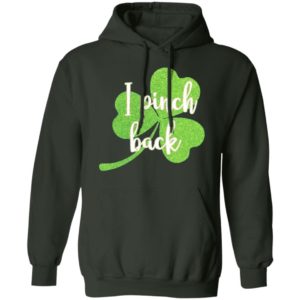 I Pinch Back Shamrock St Patricks Day Sweatshirt