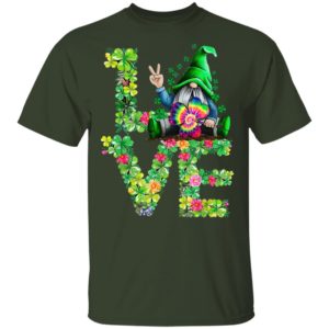 Funny LOVE Gnomes Irish Shamrock St Patrick's Day Shirt