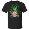 Skellington Head Irish Four-Leaf Clover Nightmare Before Christmas Happy St Patrick’s Day Shirt