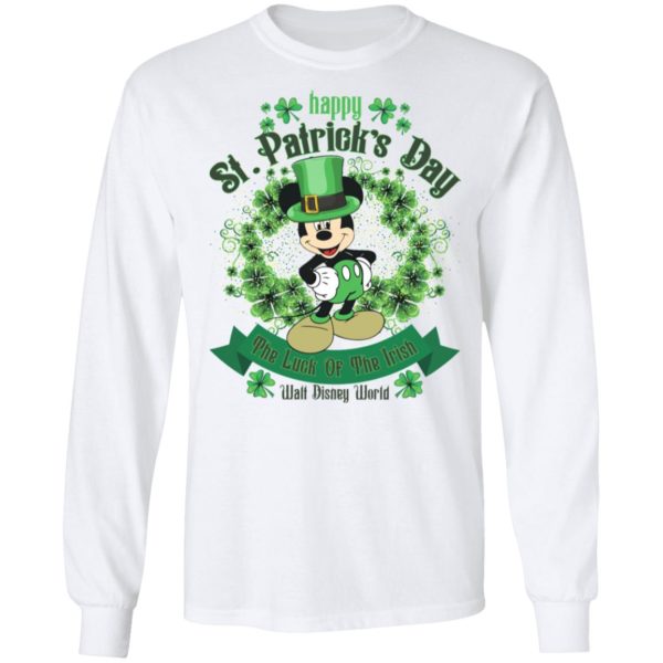 Mickey Mouse Luck of The Irish Happy St Patrick’s Day Shirt