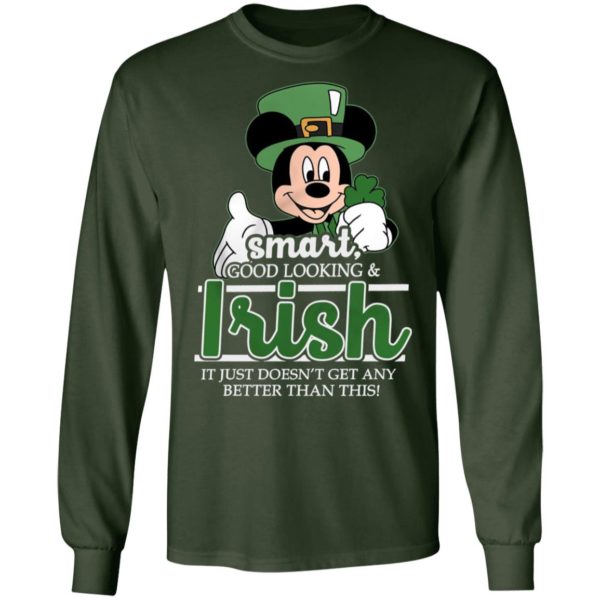 Disney Smart Goodlooking And Irish Mickey St Patricks Day Shirt