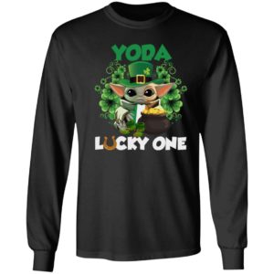 Leprechaun Yoda Lucky One Golden Horseshoe St Patrick's Day Shirt