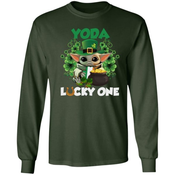 Leprechaun Yoda Lucky One Golden Horseshoe St Patrick’s Day Shirt