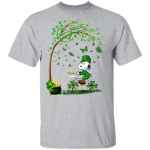 Lucky Snoopy Charlie Brown Patty Day Shirt