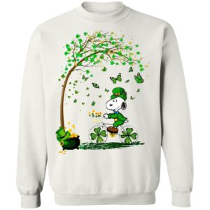 Lucky Snoopy Charlie Brown Patty Day Shirt