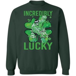 Incredibly Lucky Green Hulk Patrick's Day Shirt