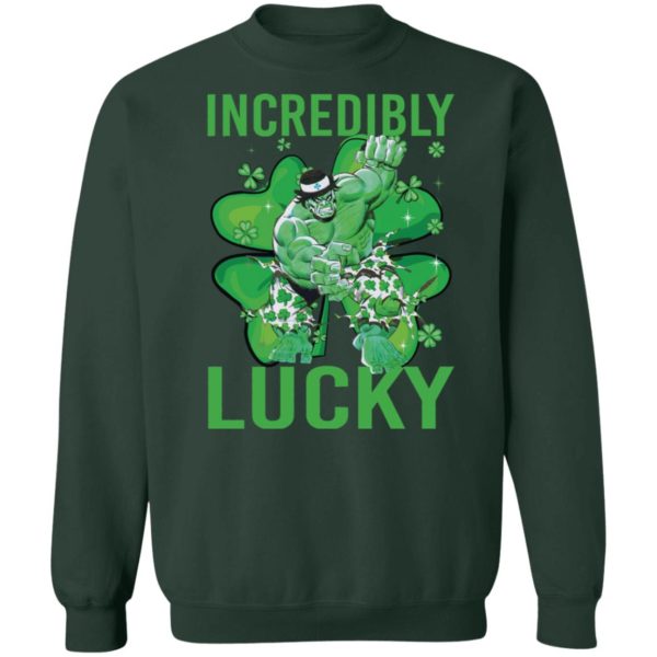 Incredibly Lucky Green Hulk Patrick’s Day Shirt