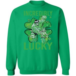 Incredibly Lucky Green Hulk Patrick's Day Shirt