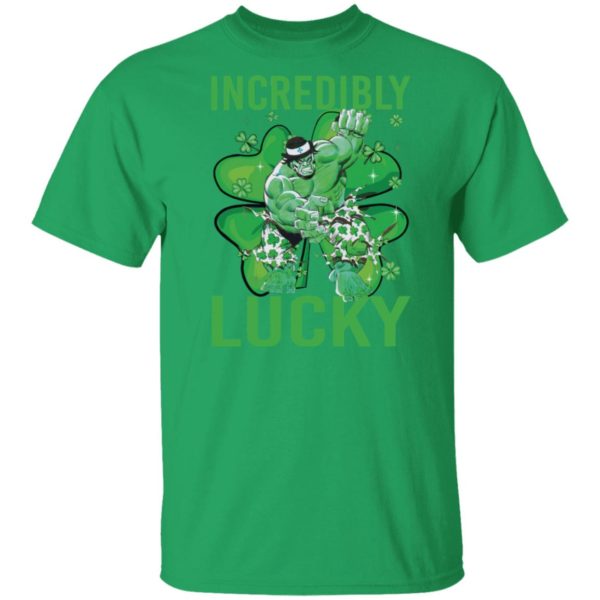 Incredibly Lucky Green Hulk Patrick’s Day Shirt