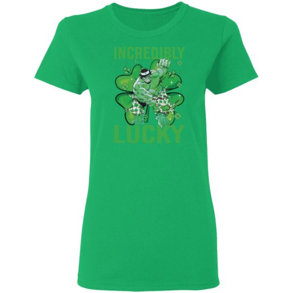 Incredibly Lucky Green Hulk Patrick’s Day Shirt