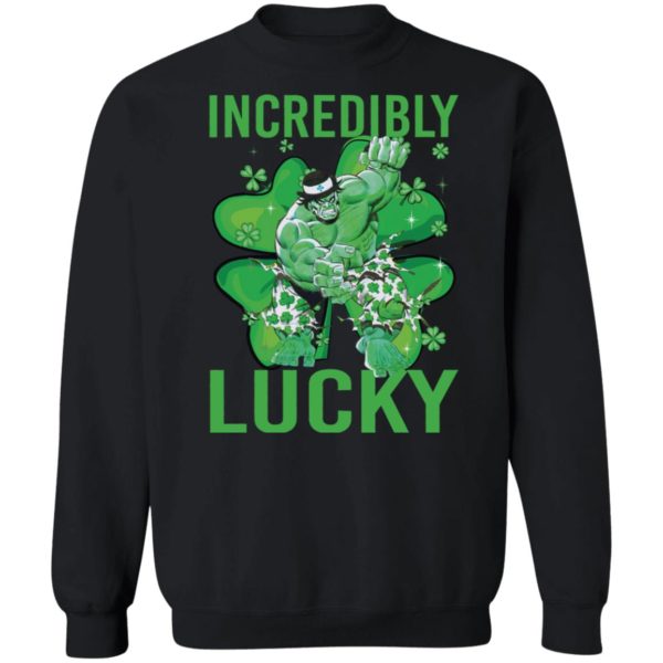 Incredibly Lucky Green Hulk Patrick’s Day Shirt