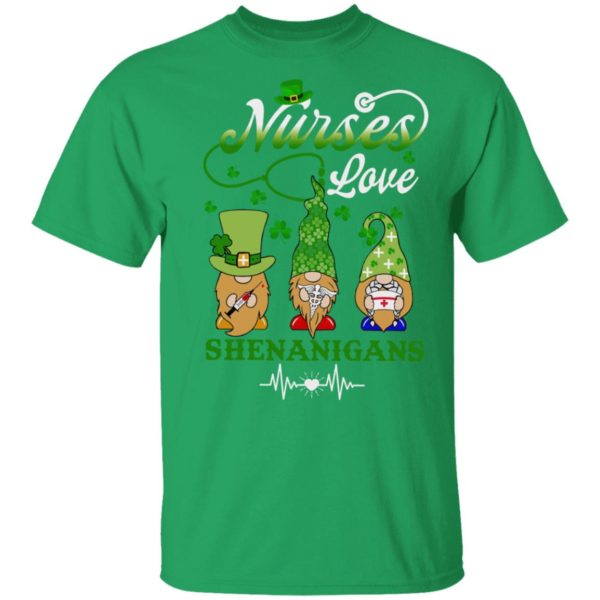 Nurse Gnome Crew Love Shenanigans St Patrick’s Day Shirt