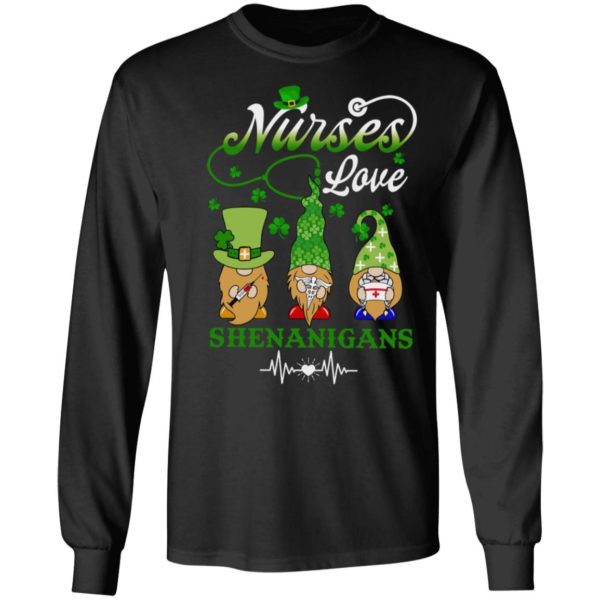 Nurse Gnome Crew Love Shenanigans St Patrick’s Day Shirt