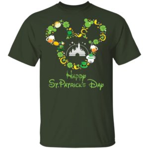 Mickey Castle Happy St. Patricks Day Shirt