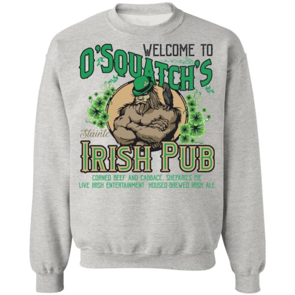 O’Squatch’s Slainte Irish Pub Bigfoot Shirt