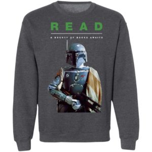 Boba Fett Star Wars Read A Bounty Of Books Awaits Shirt, Ladies Tee