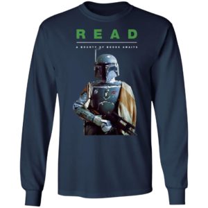 Boba Fett Star Wars Read A Bounty Of Books Awaits Shirt, Ladies Tee