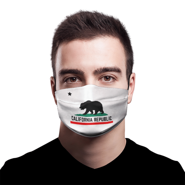Ursus Americanus Of California Republic Face Mask