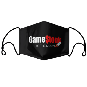 Gamestonk To The Moon face mask