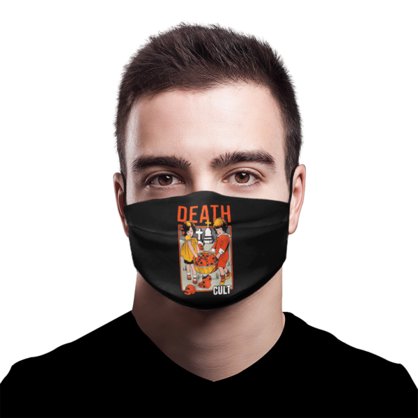Death Cult black face mask