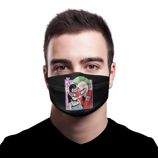 Quarantine Kisses face mask