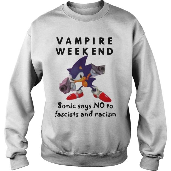 Vampire Weekend Sonic says No to Fascist and racism shirt