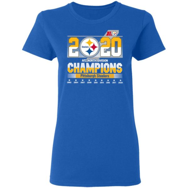 2020 Pittsburgh Steelers Afc North Division Champions shirt