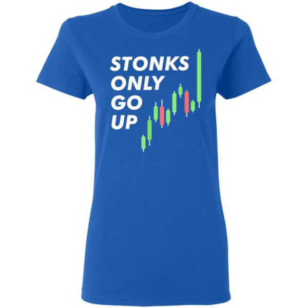 Stonks Only Go Up – Funny Stock Trader Shirt, Kid Tee