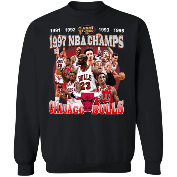 1997 Nba Champions Shirt, Chicago Bulls Shirt 1991 1992 1993 1996 Nba Champs Shirt