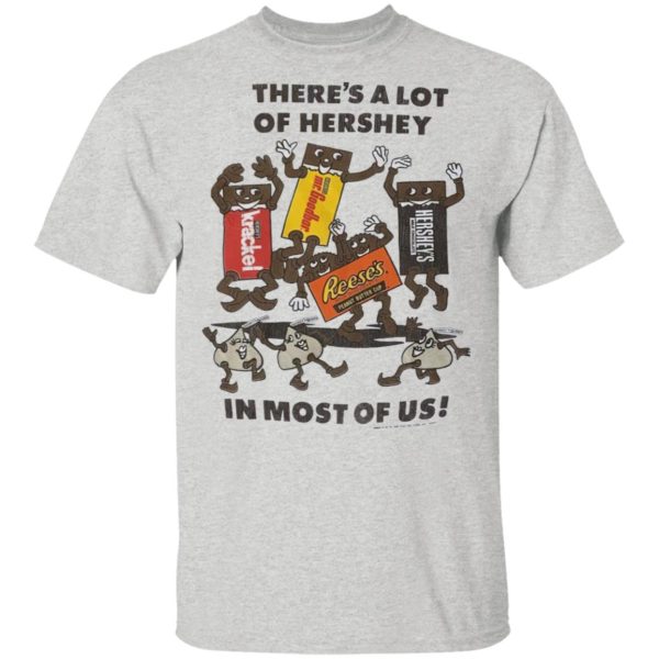 Hershey Chocolate There’s A Lot Of Hershey In Most Of Us Shirt